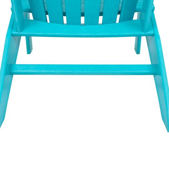 Blue Traditional Adirondack Chair